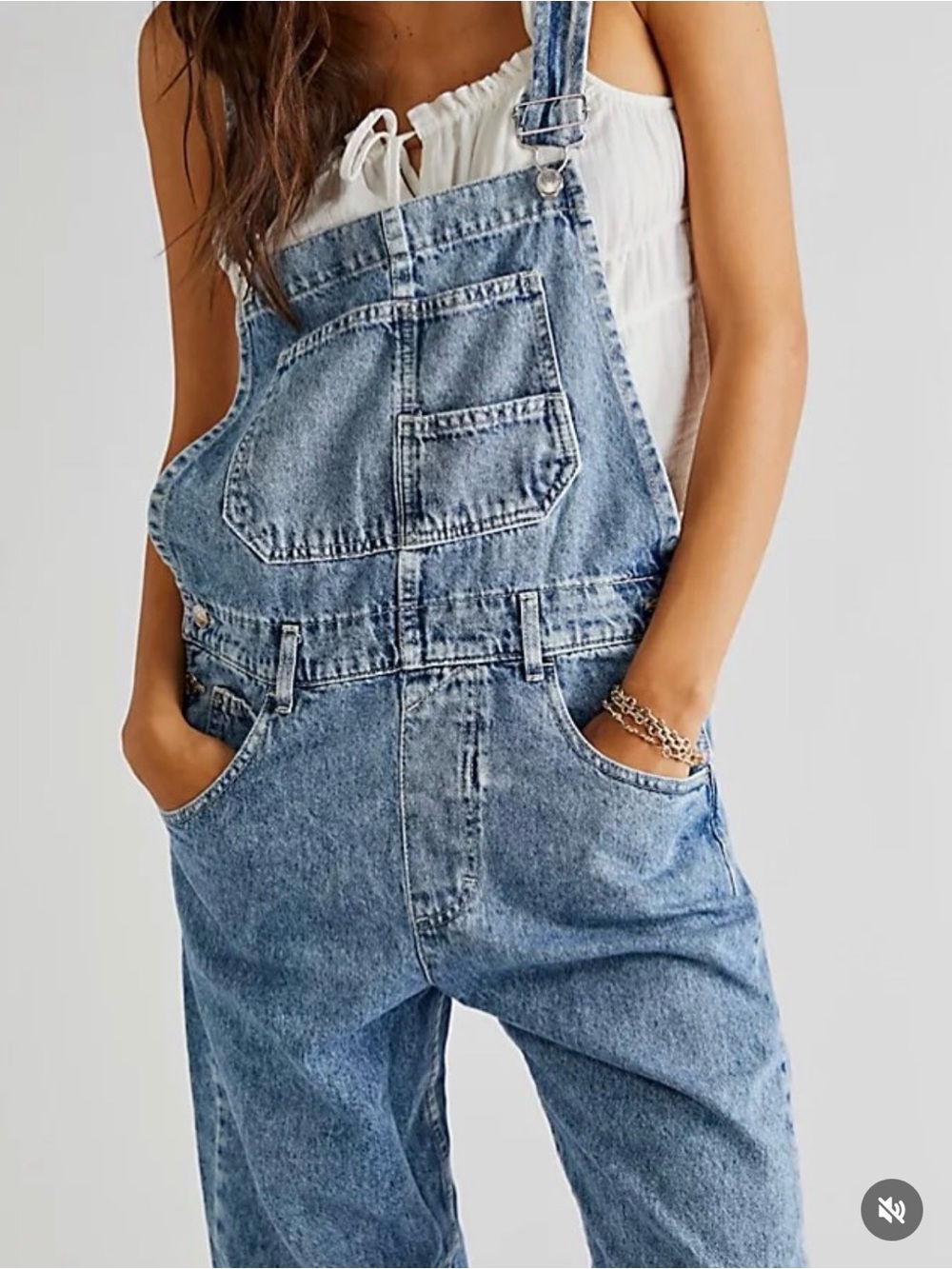 Free People Ziggy Denim Overalls